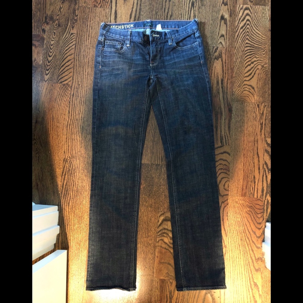 J. Crew “matchstick” jeans, size 28